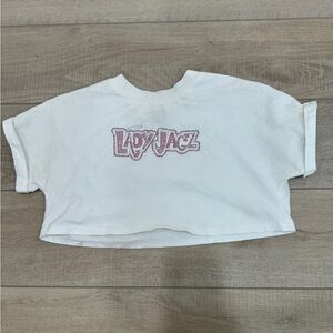 Top Gun Lady Jags rhinestone crop top